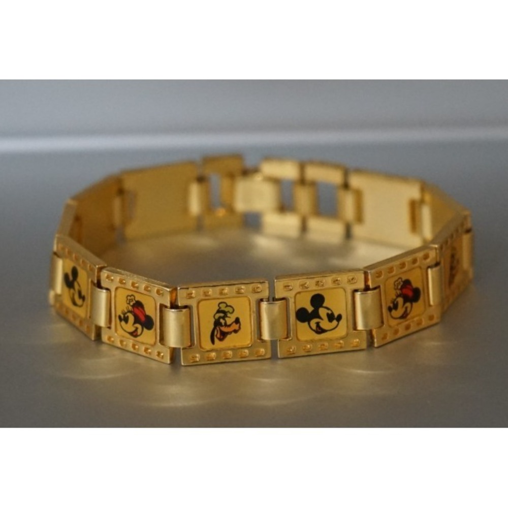 Vintage WALT DISNEY Film Strip‎ CHARM BRACELET ~ 7"